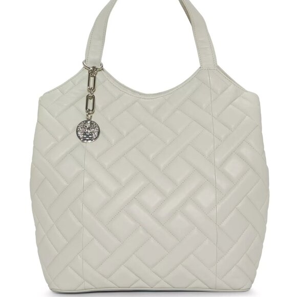 $139 NWT Vince Camuto Genuine Quilted Leather  Tote - Picture 6 of 6